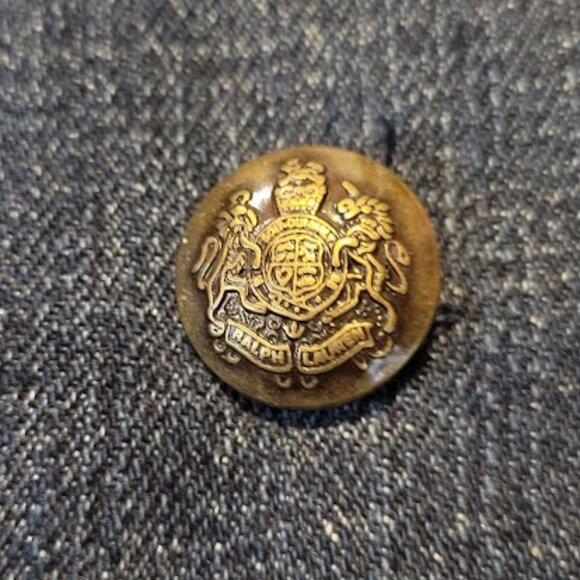 LRL Lauren Jeans Co. Ralph Lauren Denim Blazer Jacket – Size 12 - Picture 5 of 6